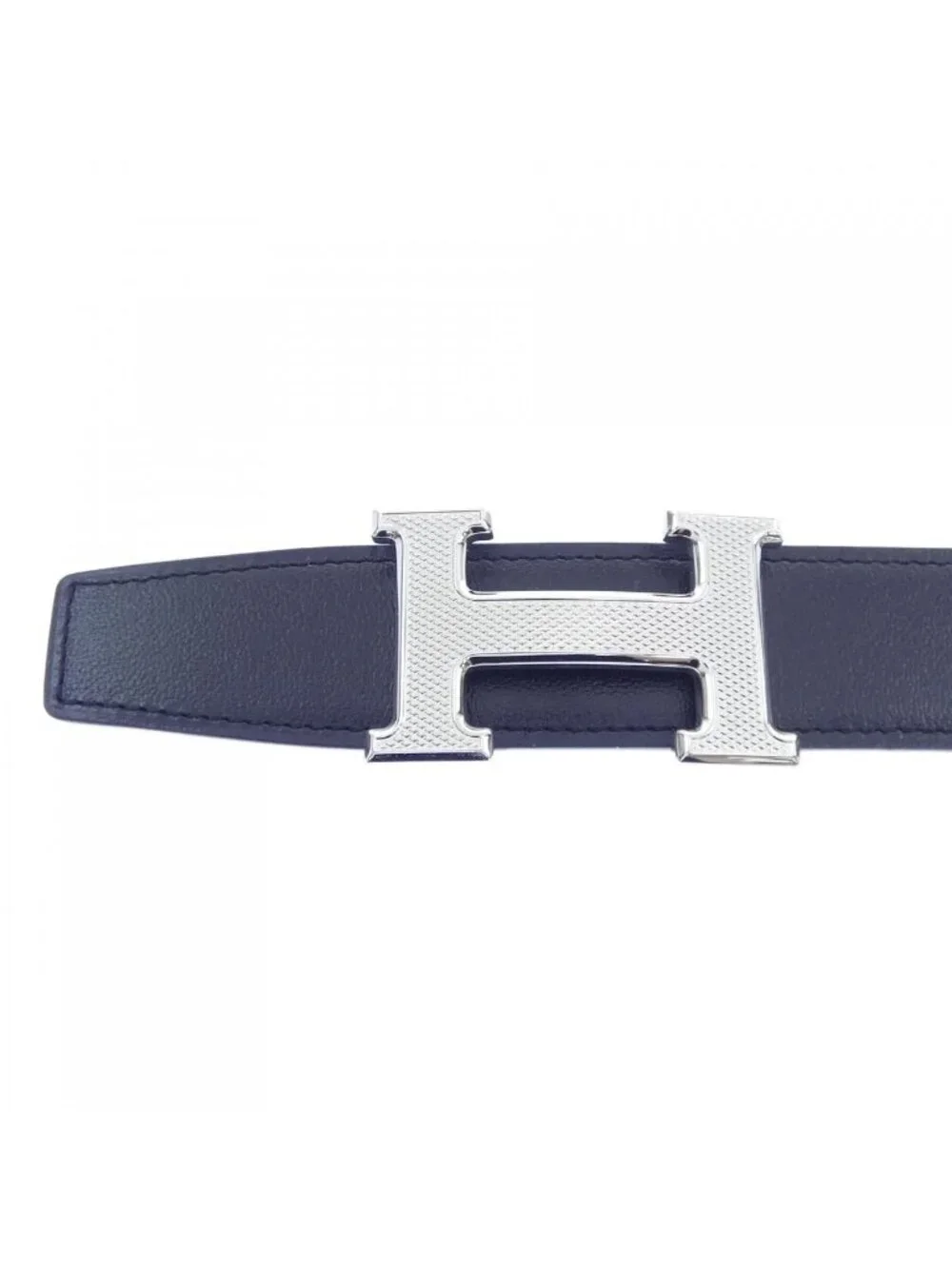 Hermes Guilloche 32 Reversible Belt